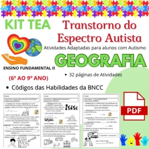 Atividades Autismo 6º ao 9º GEOGRAFIA