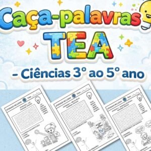 Caça-palavras Ciências 3⁰ ao 5⁰ ano