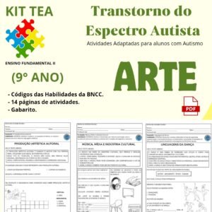 Atividades Autismo 9⁰ ano - ARTE