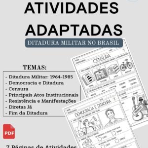 Atividades Adaptadas – Ditadura Militar no Brasil