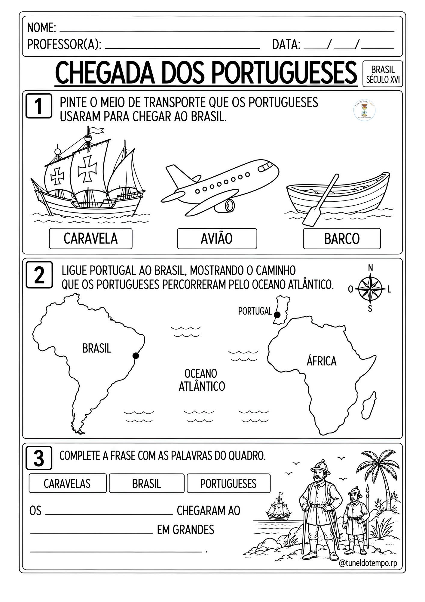Atividades Adaptadas Brasil Colônia - Imagem 2