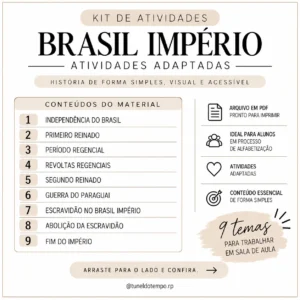 Atividades Adaptadas – Brasil Império