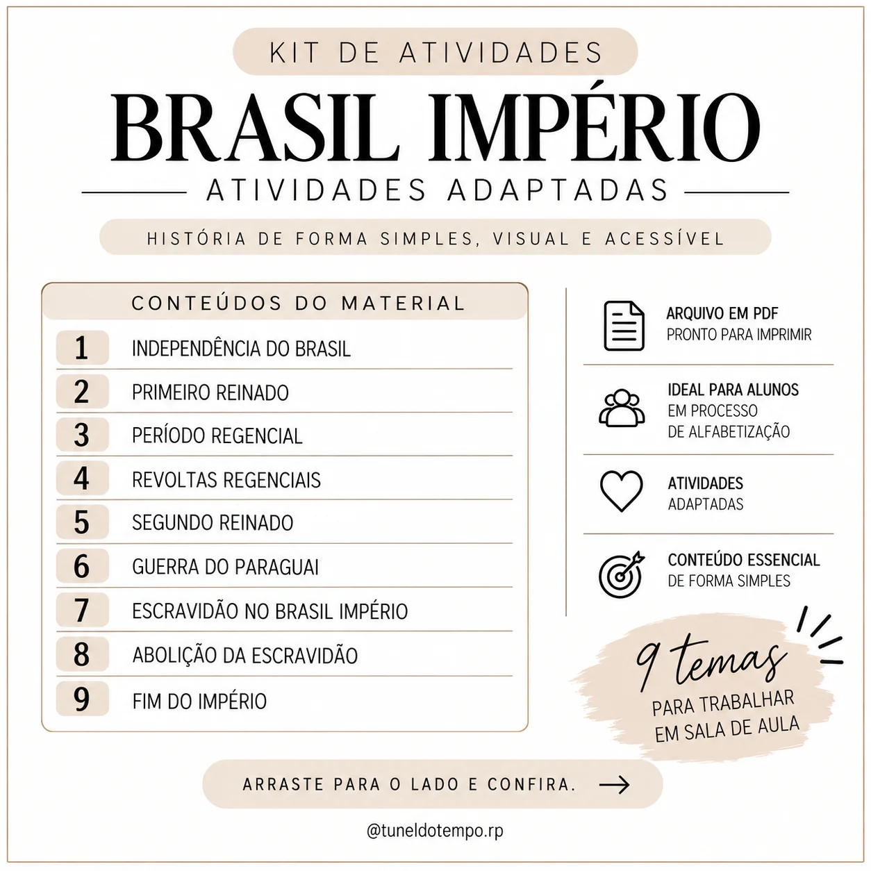 Atividades Adaptadas – Brasil Império